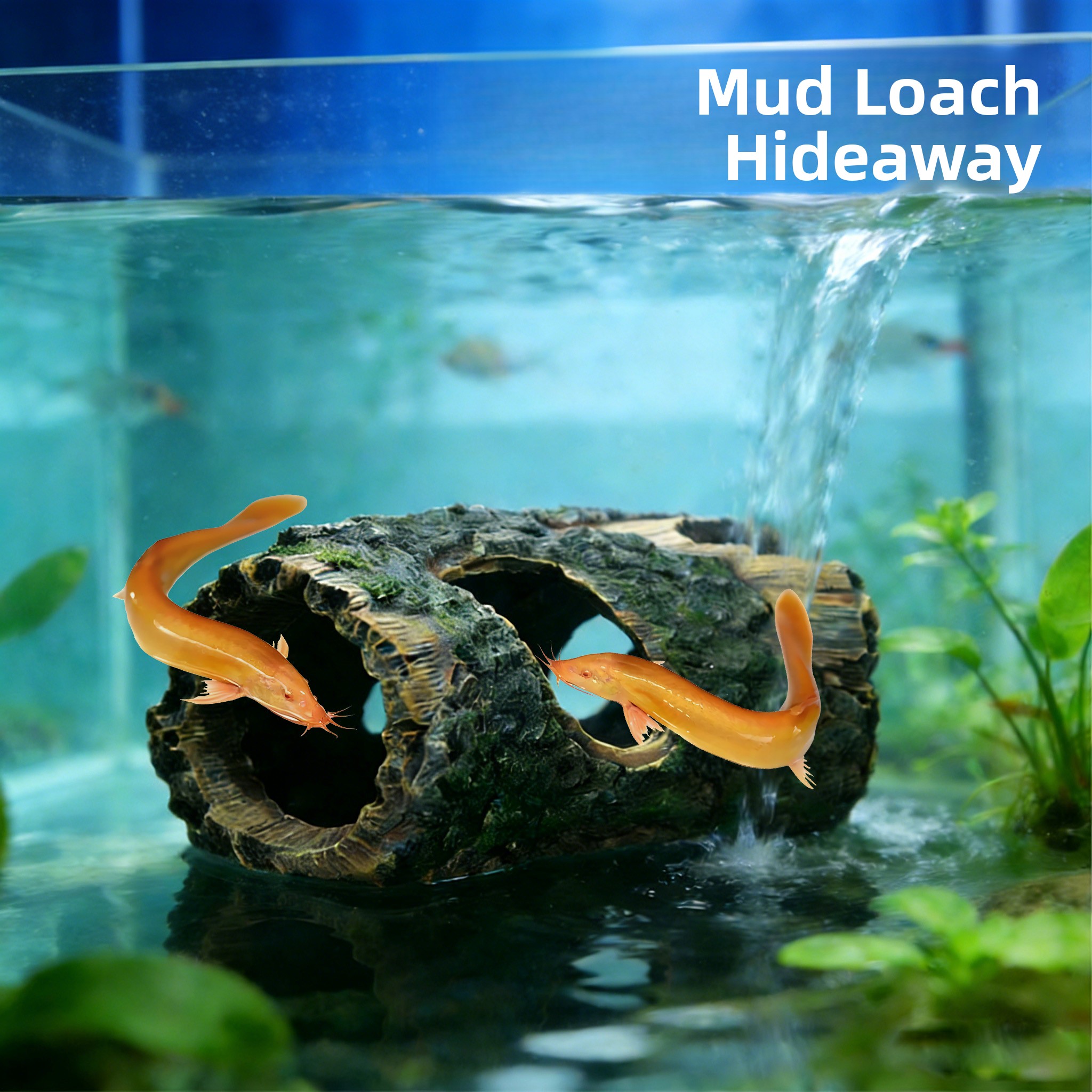 Aquarium Fish Parrot - Parrot Egg Laying Tube Aquarium Decoration