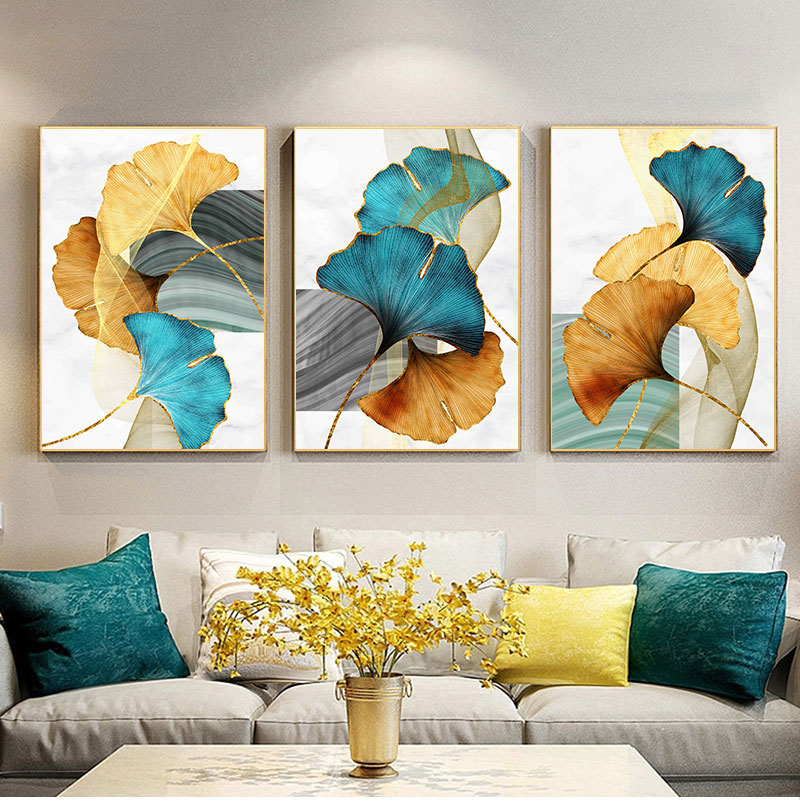 Live Plant Fertilizer - Modern Picture Living Room Decoration Blue