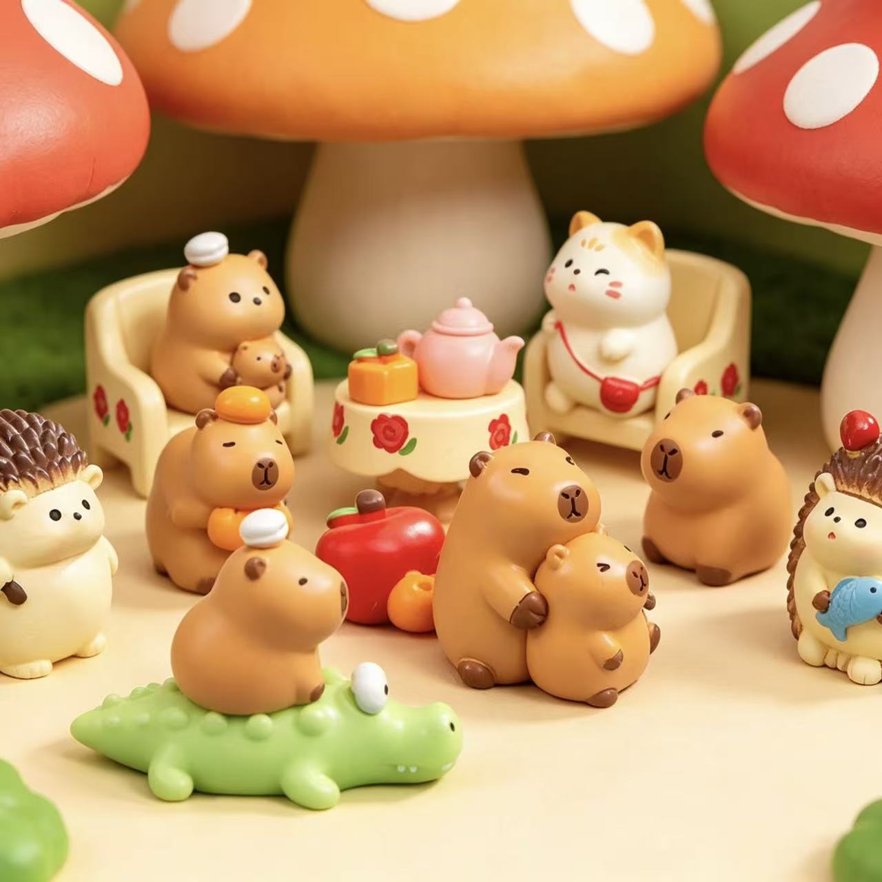 Aquarium Fish Real - Micro Landscape Mini Figurines Resin Ornaments