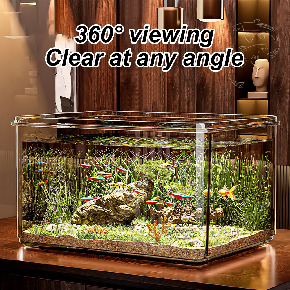 1 PC Transparent Aquarium Crea - Xiaomi Aquarium Fish Tank avis et prix