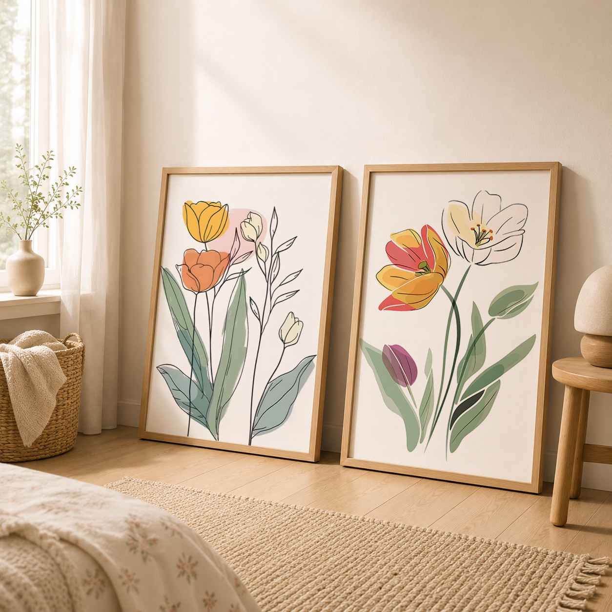 Plant Flower Wall Art, Nordic  - Live Plant Fertilizer avis et prix