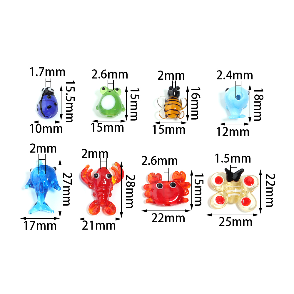 2Pcs Glass Pendant Marine Anim - Aquarium Fish Real avis et prix