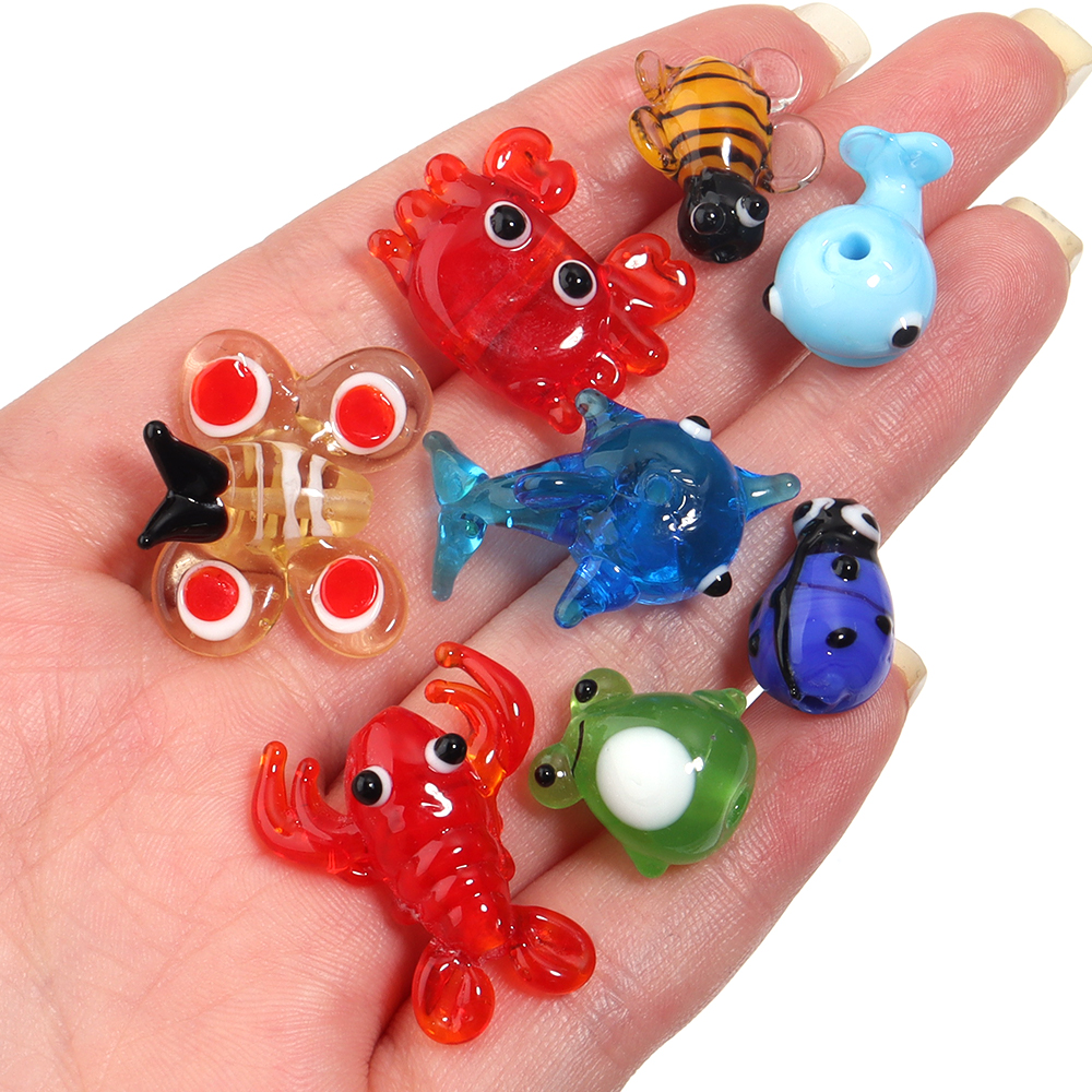 2Pcs Glass Pendant Marine Anim - Aquarium Fish Real avis et prix