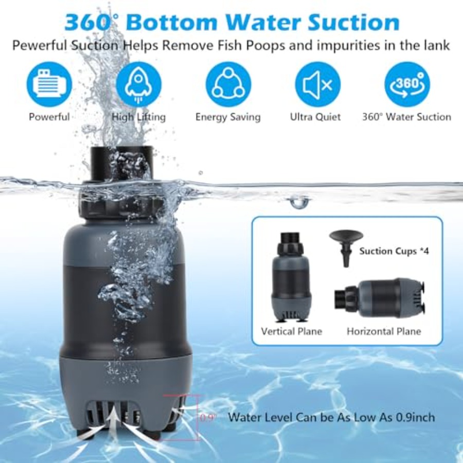 Aquarium water pump for fish t - Aquarium Fish Rate avis et prix