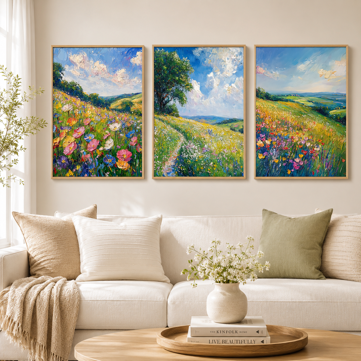 Landscape Wall Art Wildflower  - Live Plant Fertilizer avis et prix
