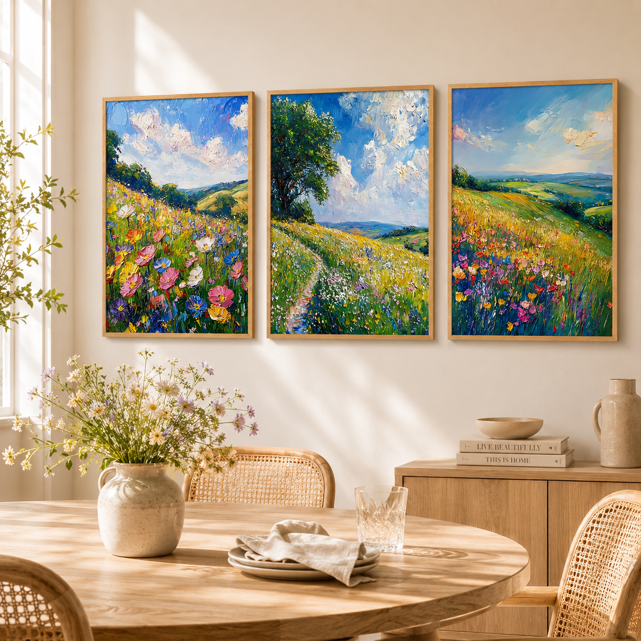 Landscape Wall Art Wildflower  - Live Plant Fertilizer avis et prix