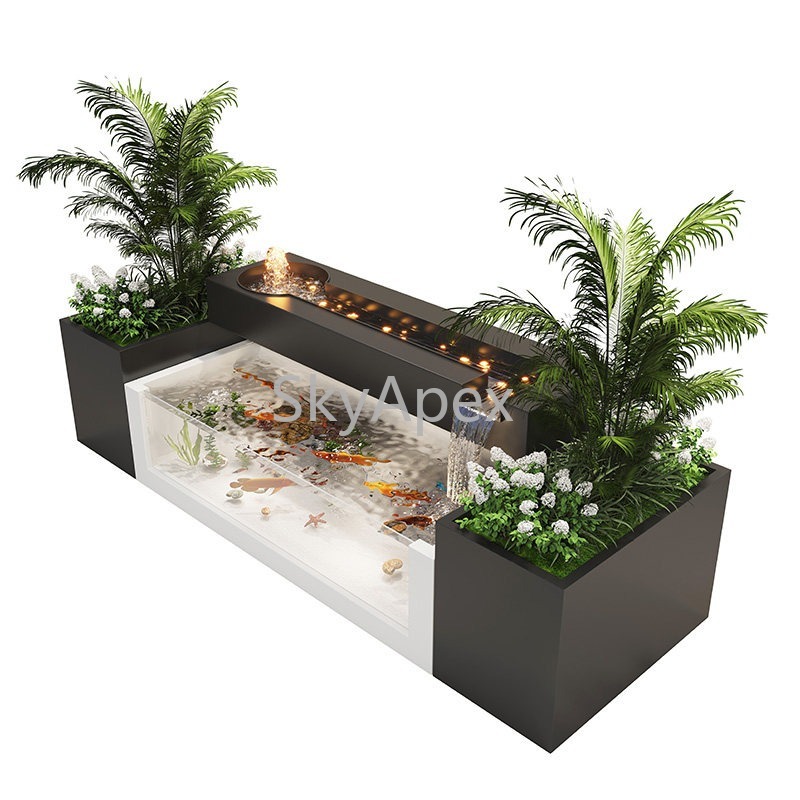Stainless Steel Finished Court - Aquarium Xxl avis et prix