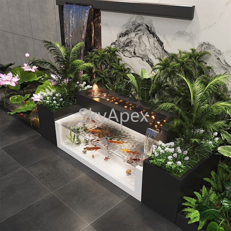 Stainless Steel Finished Court - Aquarium Xxl avis et prix