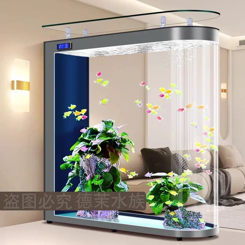 Floor-to-ceiling glass fish ta - Aquarium Xxl avis et prix