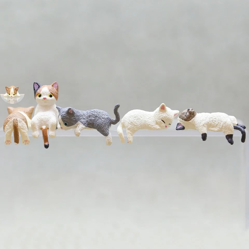 1Pc Cute Cartoon Cat PVC Home  - Aquarium Fish Real avis et prix