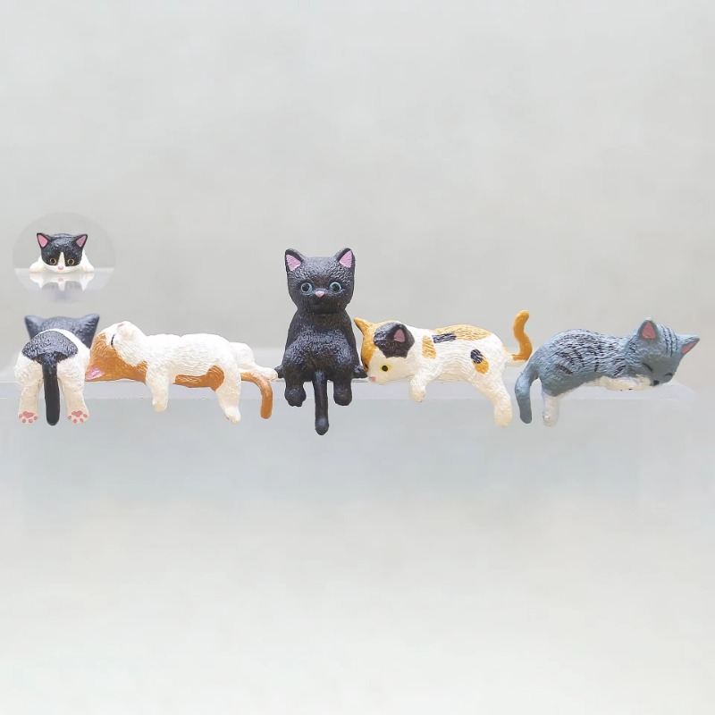 1Pc Cute Cartoon Cat PVC Home  - Aquarium Fish Real avis et prix