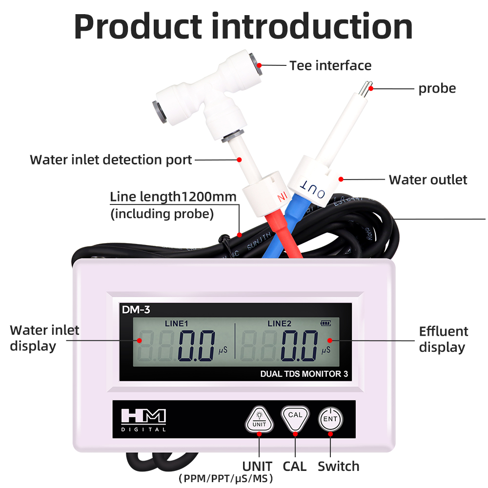 HM DM3 Online TDS EC Water Qua - Aquarium Fish In Online avis et prix