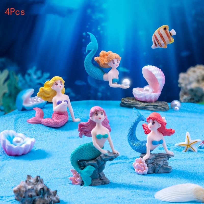 4Pcs Plastic Fish Tank Little  - Aquarium Fish Real avis et prix