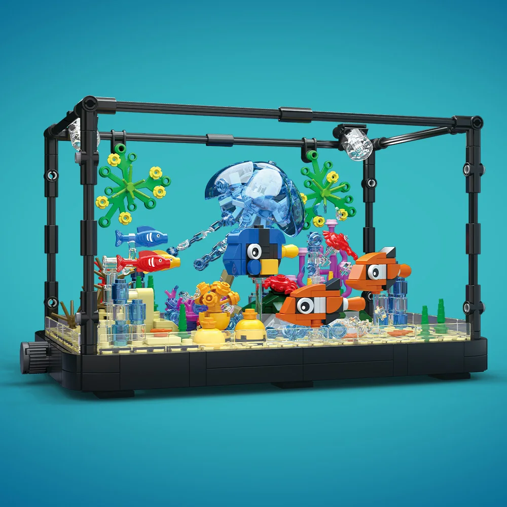 Fish Tank Building Block Set w - Aquarium Fish Real avis et prix