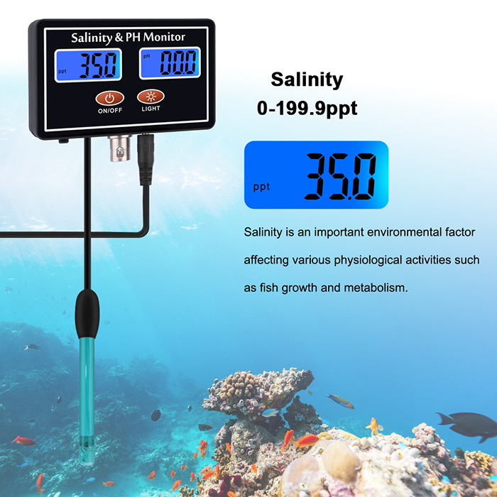Online PH & Salinity Monitor 2 - Aquarium Fish In Online avis et prix