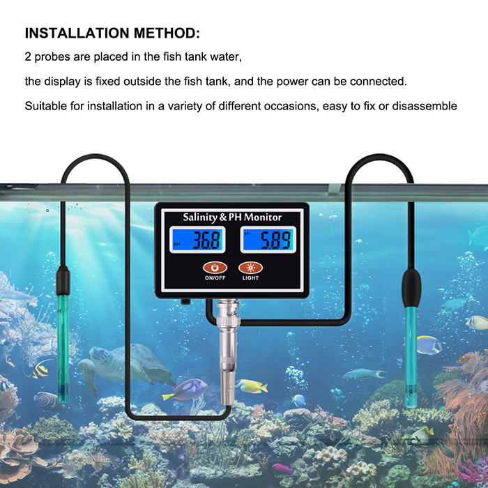 Online PH & Salinity Monitor 2 - Aquarium Fish In Online avis et prix