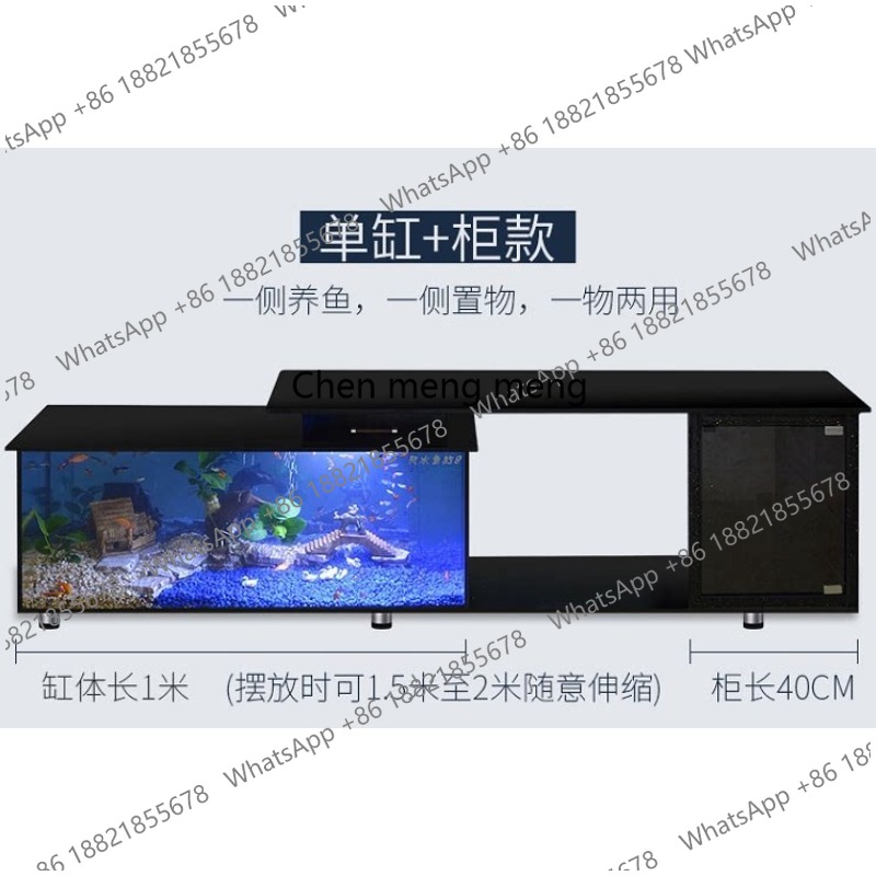 TV cabinet fish tank aquarium  - Aquarium Xxl avis et prix