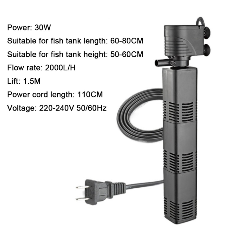 Plastic 3 in 1 Fish Tank Filte - Aquarium Fish Real avis et prix