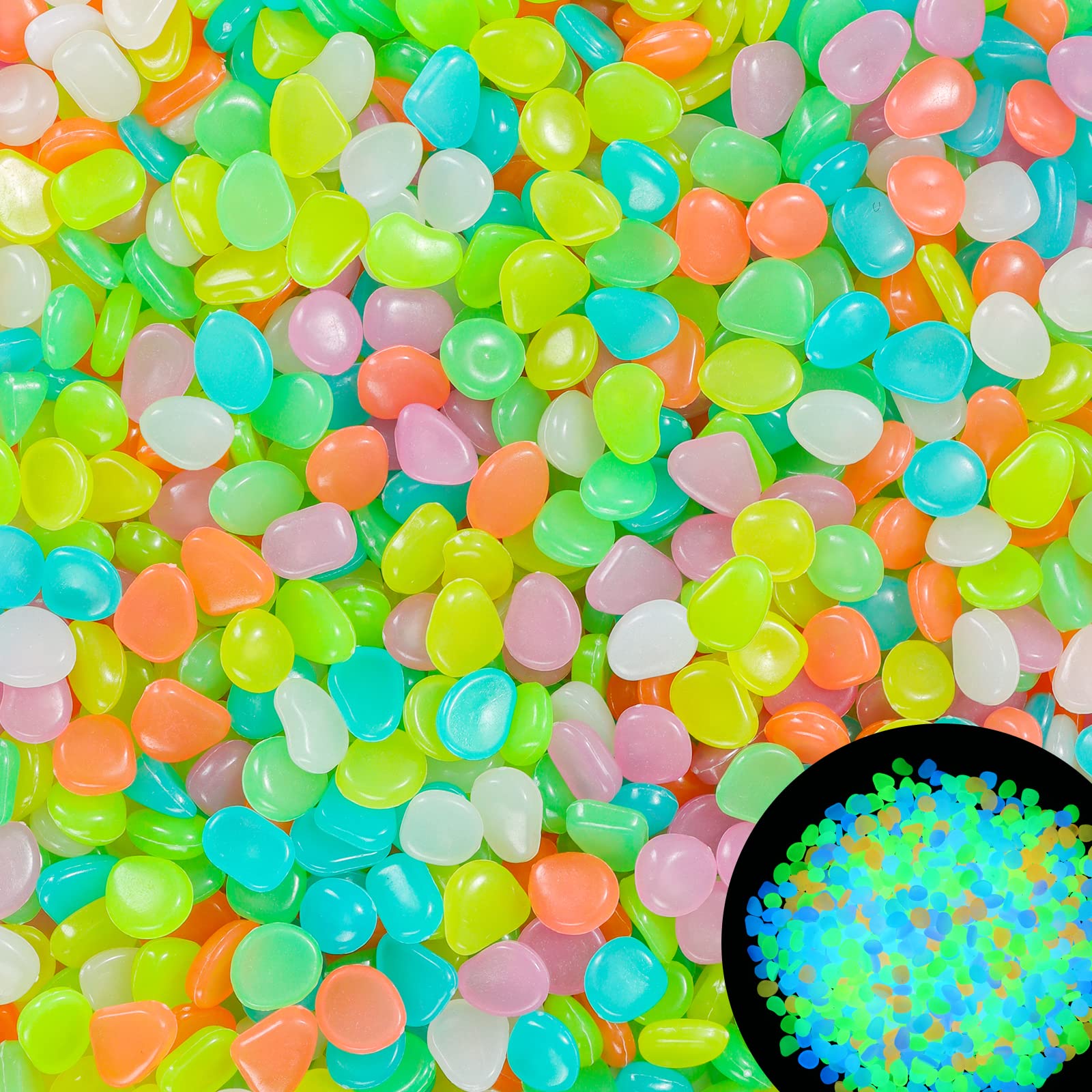 100Pcs Glow in the Dark Garden - Aquarium Fish Gallery avis et prix