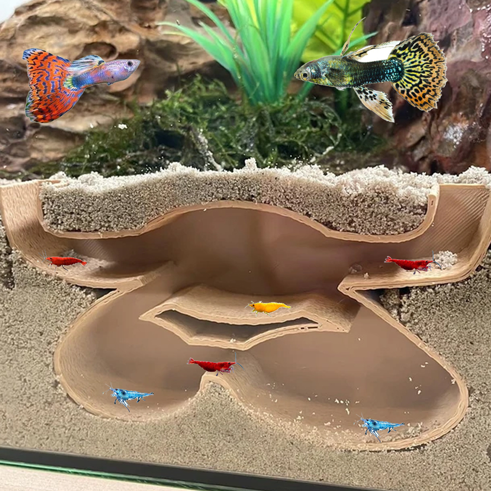 Crab-shaped Hide Maze Aquarium - Aquarium Fish Zone avis et prix