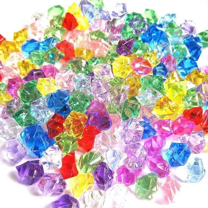 200pcs Acrylic Gem Stone Color - Aquarium Fish Real avis et prix
