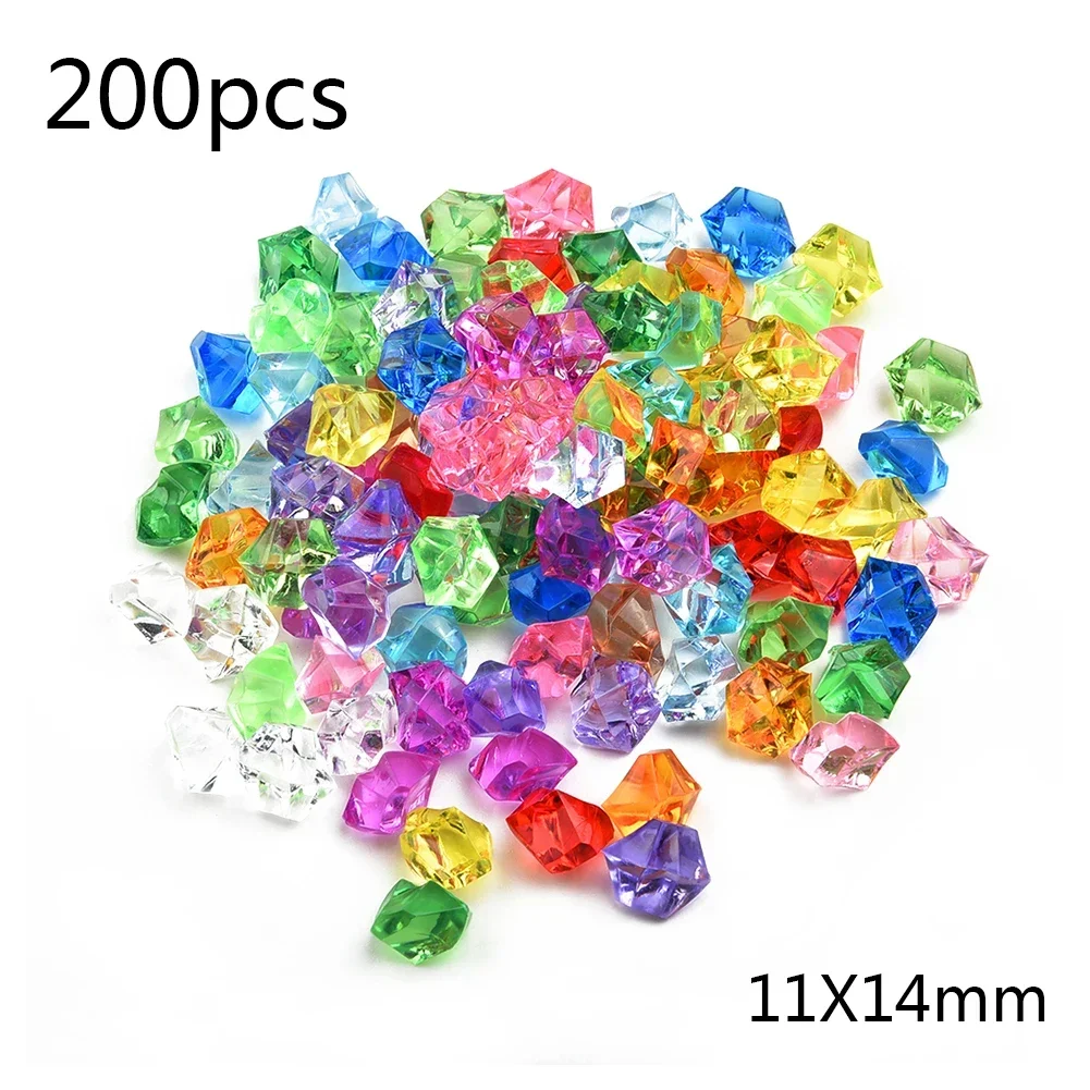 200pcs Acrylic Gem Stone Color - Aquarium Fish Real avis et prix