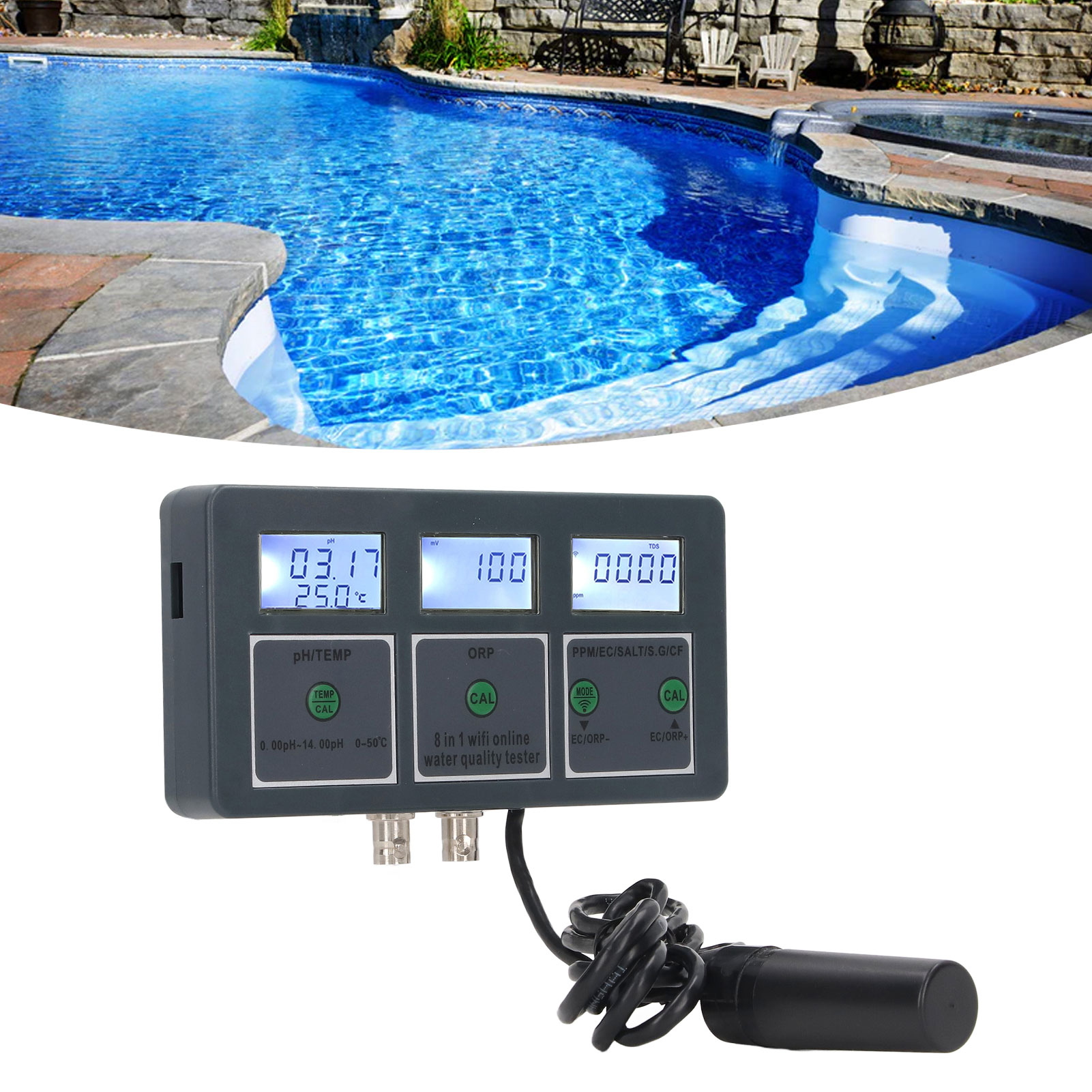 Water Quality Tester Multi Par - Aquarium Fish In Online avis et prix