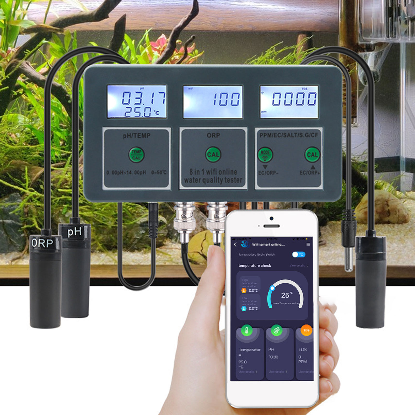 Water Quality Tester Multi Par - Aquarium Fish In Online avis et prix